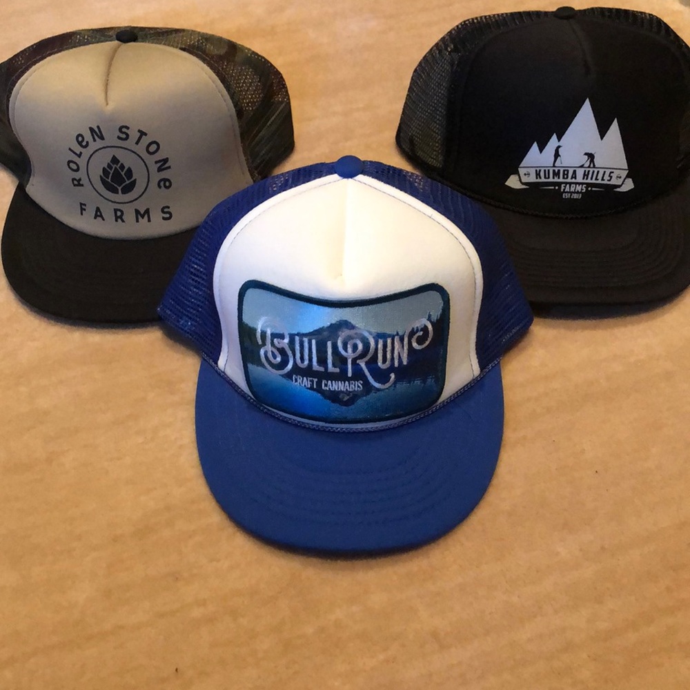 Three fun, unique OR cannabis hats